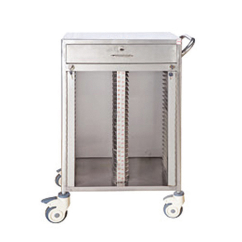 AB46不銹鋼50格病歷夾車